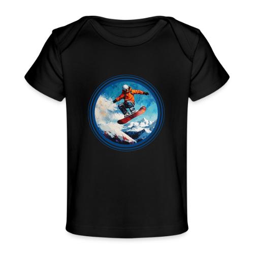 Snowboarding Vibes - Baby Organic T-Shirt