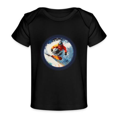 Snowboarding Rebel - Baby Organic T-Shirt