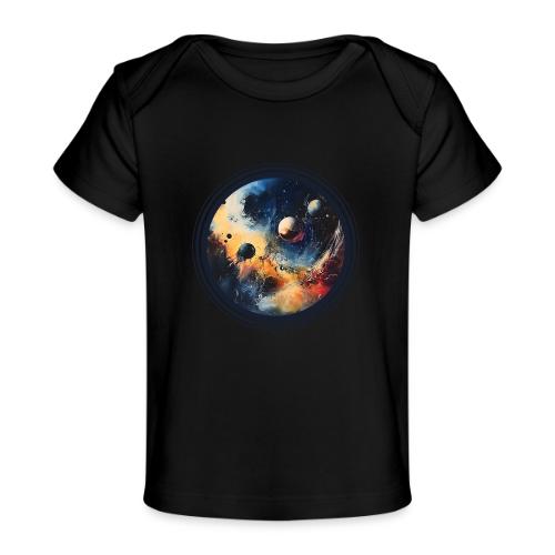 Chaotic Color Planets - Baby Organic T-Shirt