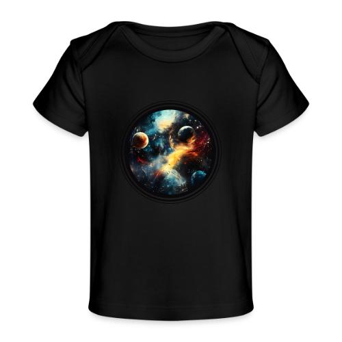 Painted Cosmos of Planets - Baby Organic T-Shirt
