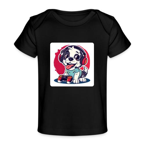 Puppy: Playful Paws Gaming Buddy - Baby Organic T-Shirt