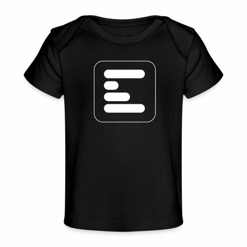 Element Square Logo | White Logo - Baby Organic T-Shirt