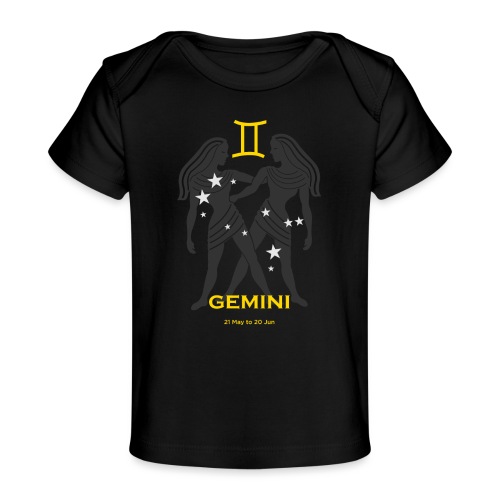 Gemini zodiac astrology horoscope - Baby Organic T-Shirt