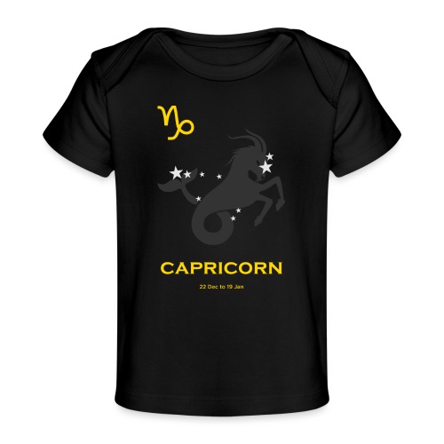 Capricorn zodiac astrology horoscope - Baby Organic T-Shirt