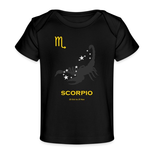 Scorpio zodiac astrology horoscope - Baby Organic T-Shirt