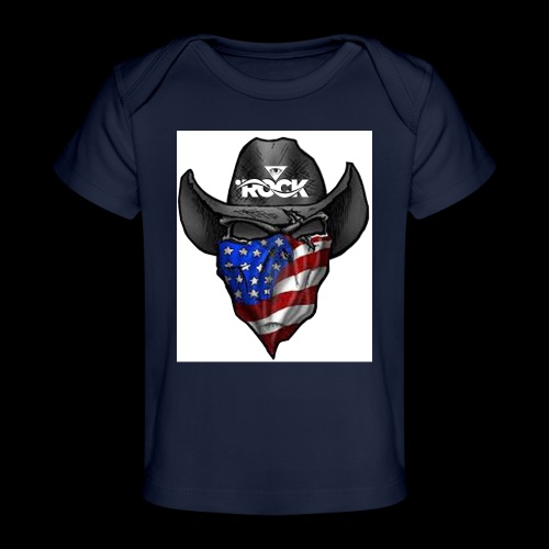 Eye rock cowboy Design - Baby Organic T-Shirt