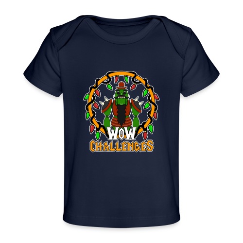 WoW Challenges Holiday Orc WHITE - Baby Organic T-Shirt