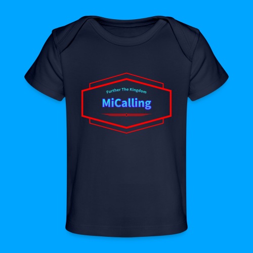 Full Transparent MiCalling Logo - Baby Organic T-Shirt