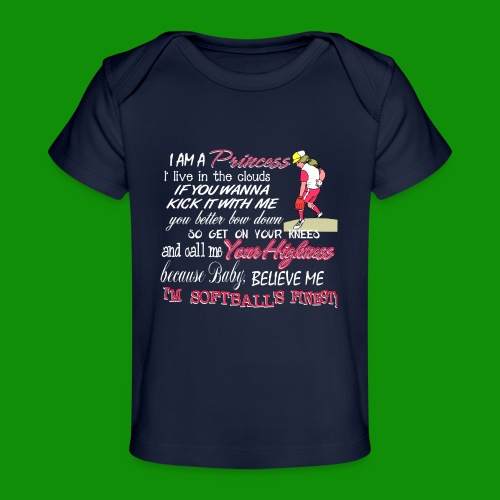 Softballs Finest - Baby Organic T-Shirt