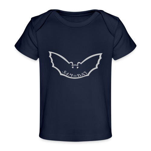 sambat logo grey outline - Baby Organic T-Shirt