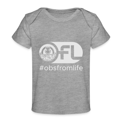 Observations from Life Logo with Hashtag - Baby Organic T-Shirt