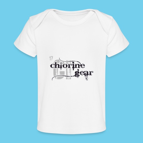 Chlorine Gear Textual B W - Baby Organic T-Shirt
