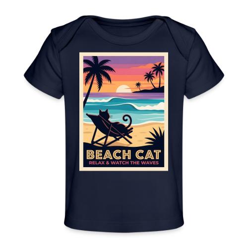Beach Cat - Baby Organic T-Shirt