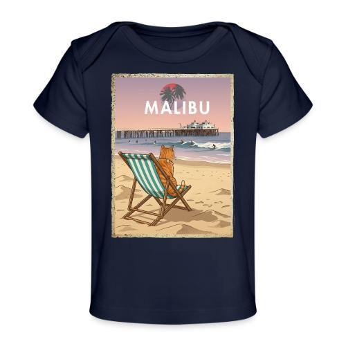 Malibu Beach cat - Baby Organic T-Shirt