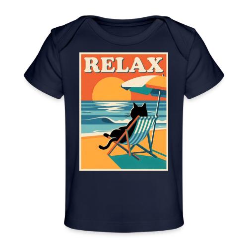 Relax At The Beach - Baby Organic T-Shirt