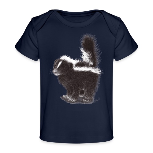Cool cute funny Skunk - Baby Organic T-Shirt