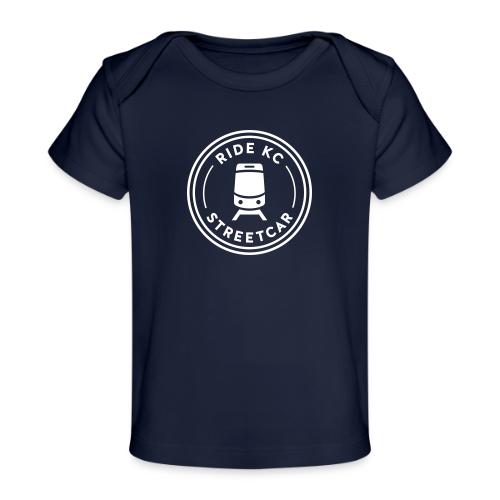 KC Streetcar Stamp White - Baby Organic T-Shirt