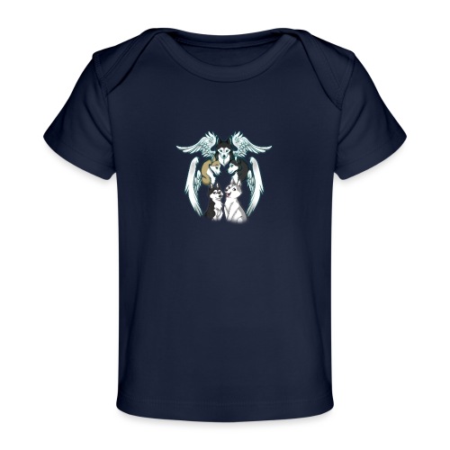 Siberian Husky Angels - Baby Organic T-Shirt