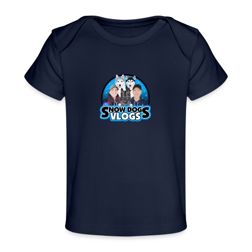 Snow Dogs Vlogs Family Logo - Baby Organic T-Shirt