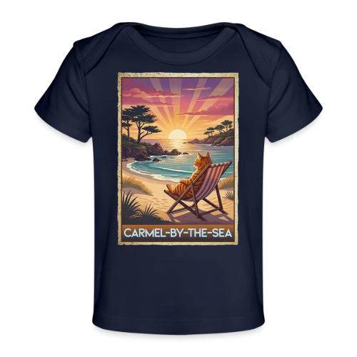 Beach Cat At Carmel-By-The-Sea - Baby Organic T-Shirt