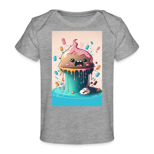 Cake Caricature - January 1st Dessert Psychedelics - Baby Organic T-Shirt