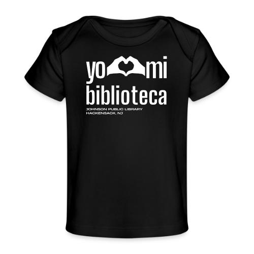 Yo Amo Mi Biblioteca (White) - Baby Organic T-Shirt