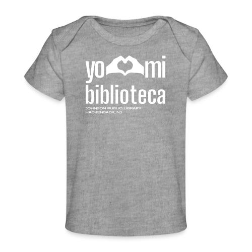 Yo Amo Mi Biblioteca (White) - Baby Organic T-Shirt