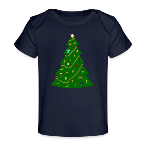 Christmas Tree For Monkey - Baby Organic T-Shirt