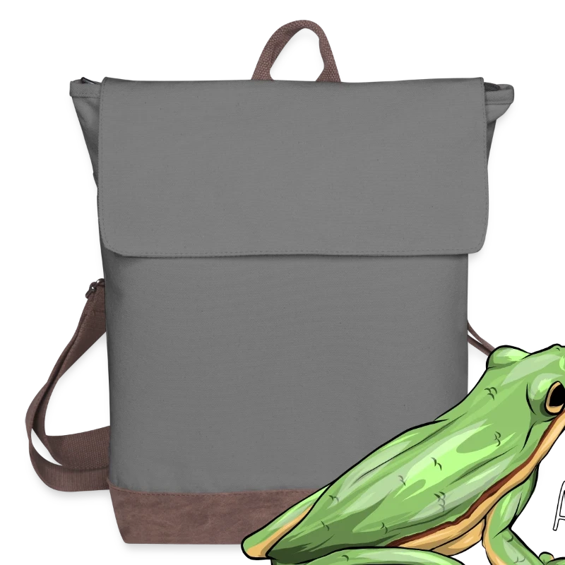 My Spirit Animal is a Coqui Boricua Puerto Rico Re - Canvas Backpack