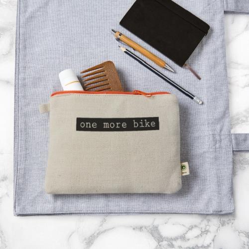 One More Bike - Hemp Carry All Pouch