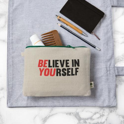 Believe in Yourself - Hemp Carry All Pouch
