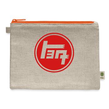 Toyota TEQ Logo - Hemp Carry All Pouch - natural/orange - Front
