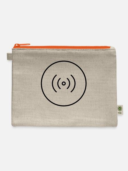 Record - Hemp Carry All Pouch - natural/orange