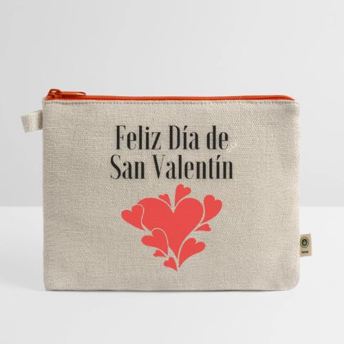 Fashion Happy Valentine's Day Celebrating February - Hemp Carry All Pouch