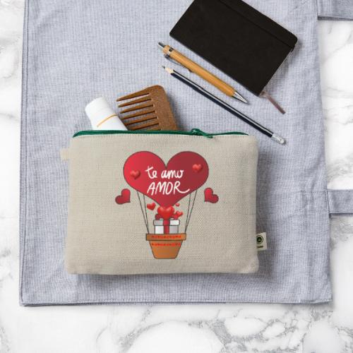 Fashion Valentine's Day Hearts, Gifts February 14 - Hemp Carry All Pouch