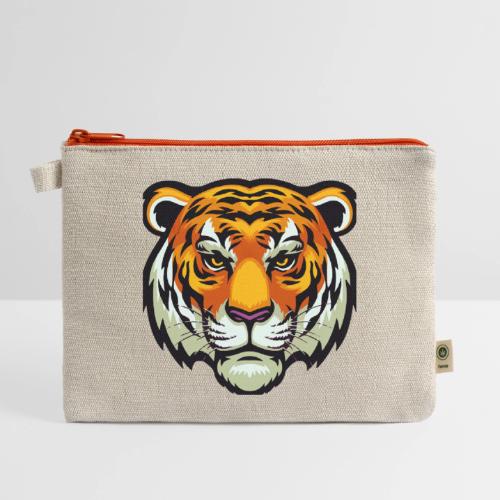 Tiger Fashion Feline Animal, Tiger Willing Success - Hemp Carry All Pouch