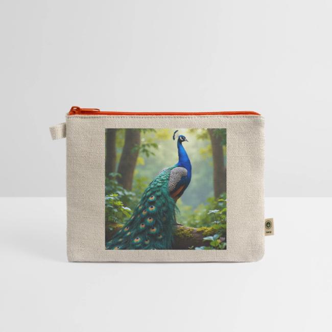 Majestic Peacock in Enchanted Forest