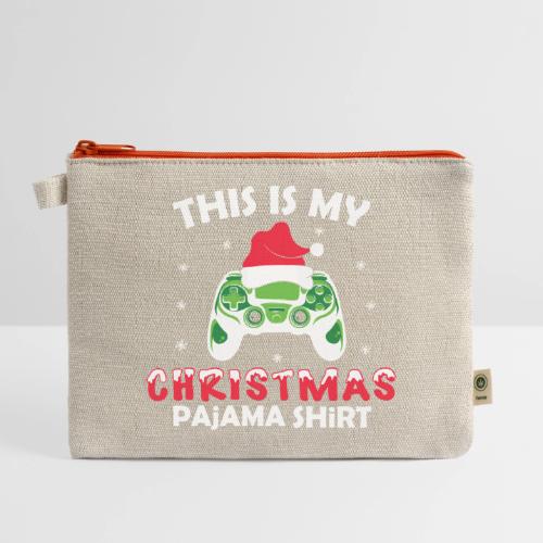 Christmas Gamer Pajama - Hemp Carry All Pouch