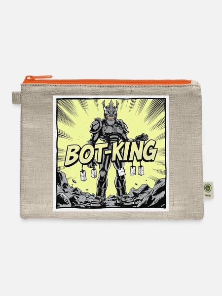 Bot King Armor - Hemp Carry All Pouch - natural/orange