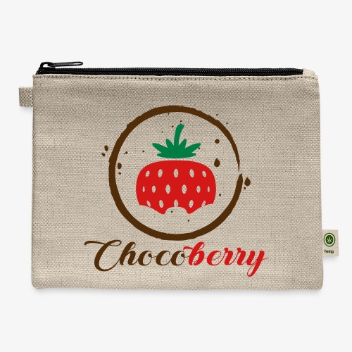 Chocoberry - Hemp Carry All Pouch