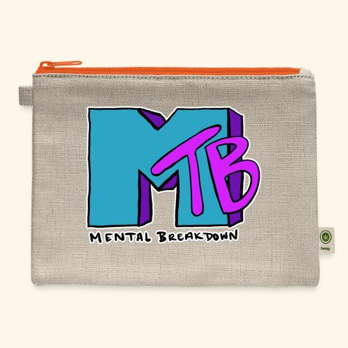 Mental Breakdown in the 90's - Hemp Carry All Pouch