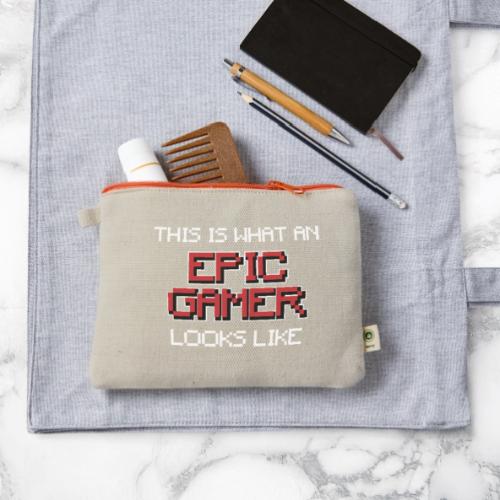 This Is What An Epic Gamer Looks Like Tee - Hemp Carry All Pouch