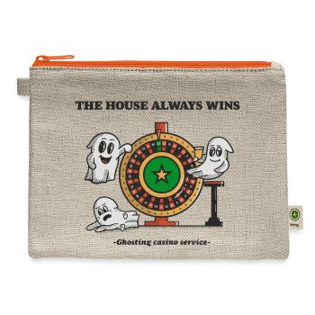 The Casino Ghosts - Hemp Carry All Pouch - natural/orange - Front