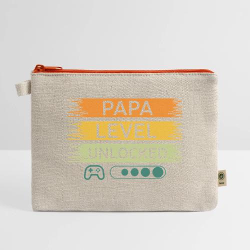 Papa Level Unlocked! - Hemp Carry All Pouch