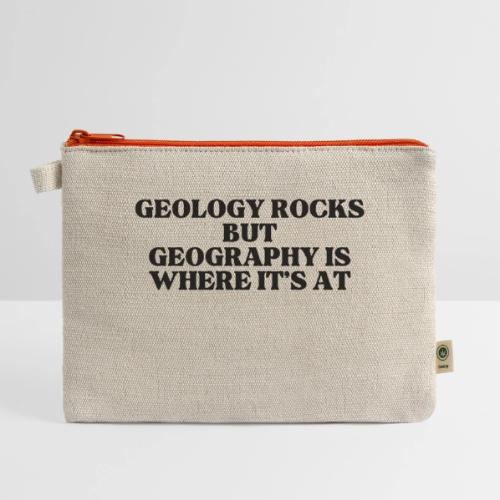 geology rocks but geography is where it's at - Hemp Carry All Pouch
