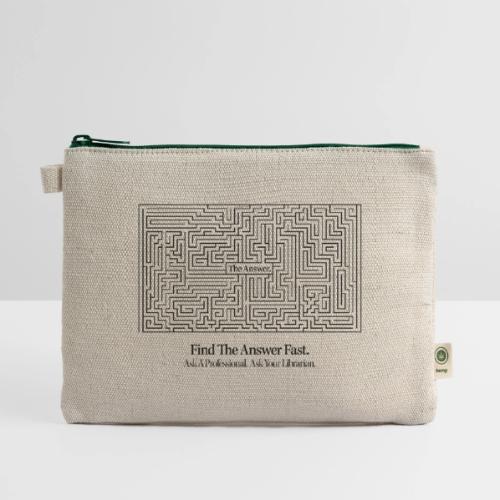Vintage ALA: Find The Answer Fast - Hemp Carry All Pouch