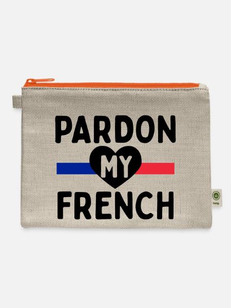 uploaded - Hemp Carry All Pouch - natural/orange