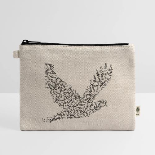 DOVE Peace in FLIGHT - Hemp Carry All Pouch