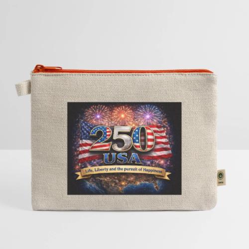 USA 250th Celebration - Hemp Carry All Pouch