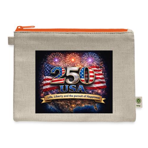USA 250th Celebration - Hemp Carry All Pouch
